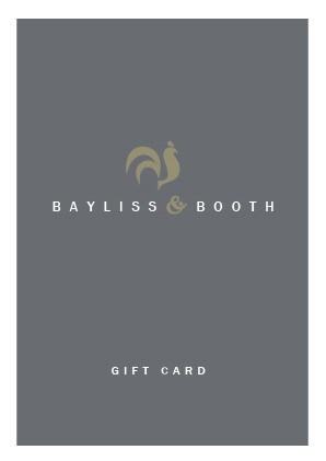 Bayliss & Booth Gift Vouchers