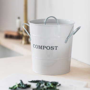 metal compost bin for the kitchen