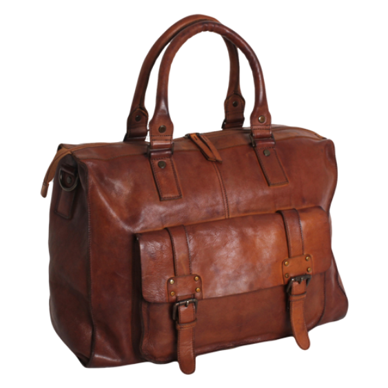 leather holdall