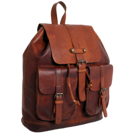 leather backpack